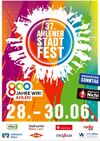 Plakat des 37. Ahlener Stadtfestes 2024