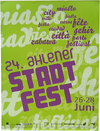 Plakat des 24. Ahlener Stadtfestes 2009