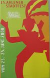 Plakat des 15. Ahlener Stadtfestes 2000