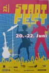 Plakat des 23. Ahlener Stadtfestes 2008